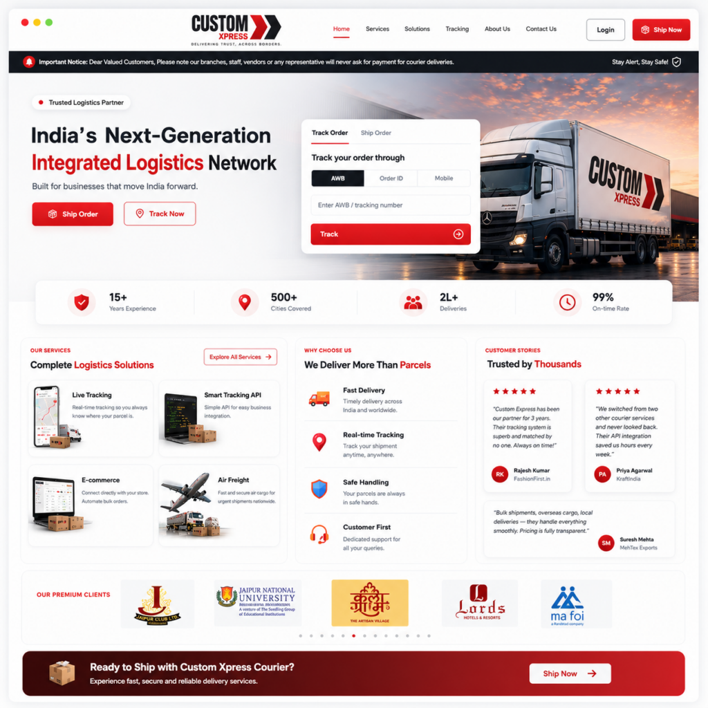 Custom Express - International Freight Hub